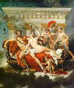 Jacques-Louis David Mars Disarmed by Venus and the Three Graces